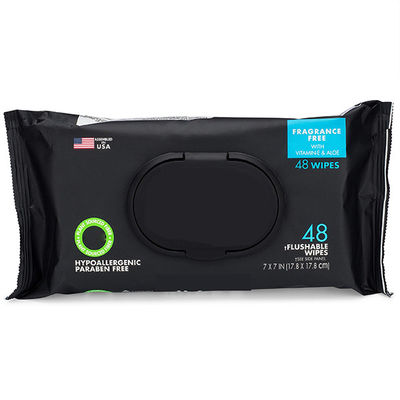 ورق المرحاض الرطب الخالي من العطور